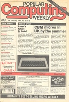 Popular Computing Weekly Vol 3 No 05 - 2-8 February 1984