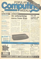 Popular Computing Weekly Vol 2 No 38 - 22 -28 September 1983