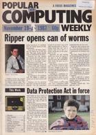 Popular Computing Weekly Vol 6 No 46 - 19-26 November 1987