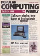 Popular Computing Weekly - 8-14 December 1988