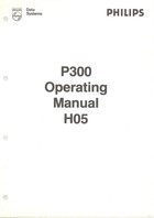 Philips P300 Operating Manual  HO5