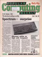 Popular Computing Weekly Vol 3 No 42 - 18-24 October 1984