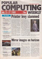 Popular Computing Weekly - 21-27 July 1988