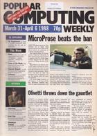 Popular Computing Weekly - 31 March - 6 April 1988