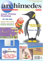 Acorn Archimedes World - January 1992