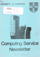 University of Cambridge Computing Service January/February 1983 Newsletter 101