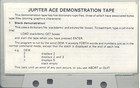 Jupiter Ace Demonstration Tape