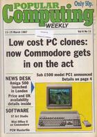 Popular Computing Weekly Vol 6 No 11 - 13-19 March 1987