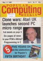 Popular Computing Weekly Vol 6 No 17 - 1-7 May 1987 