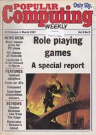 Popular Computing Weekly Vol 6 No 09 - 26 February-4 March 1987