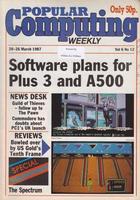 Popular Computing Weekly Vol 6 No 12 - 20-26 March 1987