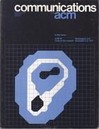 Communications of the ACM - September 1978