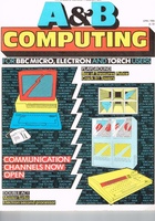 A & B Computing - April 1986