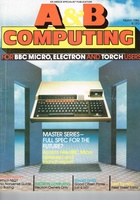 A & B Computing - March 1986