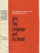 APL: The Language and its Useage