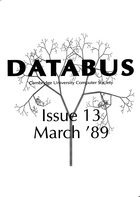 Cambridge University Computer Society - Databus - Issue 13, March 1989