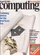 Computing The Magazine - 29 August 1985