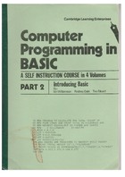 Computer Programming in BASIC - Part 2 - Introducing BASIC