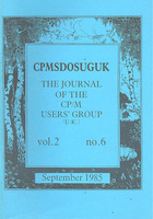 CPMSDOSUGUK September 1985