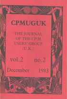 CPMUGUK Journal Volume 2 Number 2 December 1983