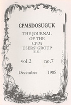 CPMSDOSUGUK December 1985