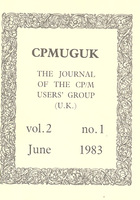 CPMUGUK Journal Volume 2 Number 1 June 1983