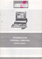 Amstrad PC2286/D/40 Service Manual