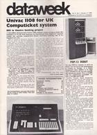 Dataweek - Vol 6 No 7  - 12 February 1969