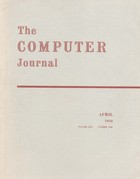 The Computer Journal April 1958