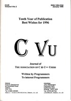 CVu Volume 8 Issue 2 - January 1996