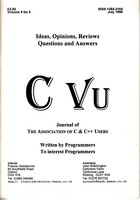 CVu Volume 8 Issue 5 - July 1996