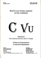 CVu Volume 8 Issue 1 - November 1995