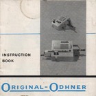 Original-Odhner 227 Instruction Book