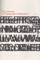 The Journal of Typographic Research - April 1968