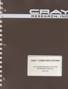 Cray Computer Systems - COS Performance Utilities Reference Manual SR-0146