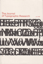 The Journal of Typographic Research - July 1969