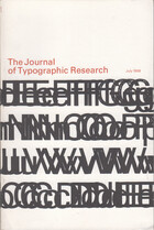 The Journal of Typographic Research - July 1968