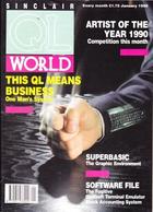 Sinclair QL World - January 1990