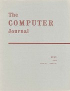 The Computer Journal July 1959