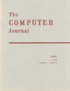 The Computer Journal April 1959