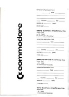 Commodore Newsletter Subscription Sheet