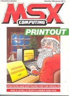 MSX Computing - December 1986/January 1987