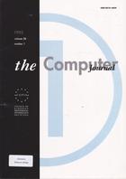 The Computer Journal 1995 Volume 38 Number 1