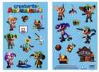 Creatures Adventures Sticker Sheet