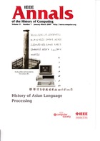 IEEE Annals of the History of Computing - January-March 2009