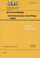 SEAS Proceedings Anniversary Meeting 1987 Vol I