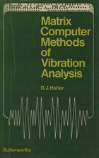 Matrix Computer Methods Of Vibration Analysis