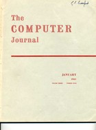 The Computer Journal January 1961