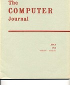 The Computer Journal July 1962