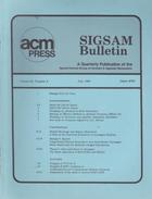 SIGSAM Bulletin - July 1989